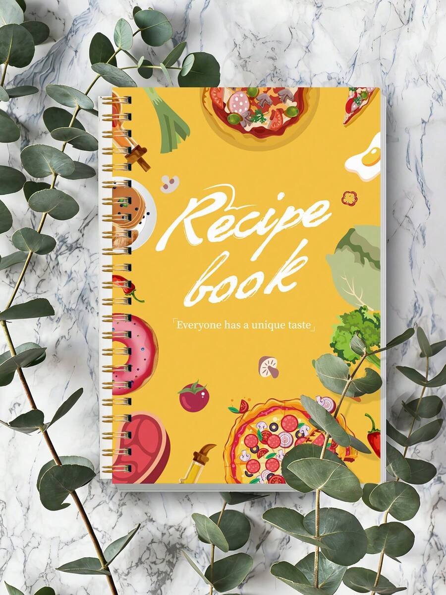 All Recipes In One: 104-Sheet Recipe Book For Easy Recipe Recording, Health Eating & Store Family Favorites, Help Plan Meals With Ease, Ideal For Home Kitchen Essentials School Office Supplies Teacher Appreciation Gifts Mothers Day Gift