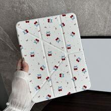 1 Piece Protective Tablet Case Folio Table Case With Pen Holder Compatible With IPad 10.9/10.2/ Air 5th Gen/Pro11/10th/9.7/Air 2/ (7th Gen)/ (8th Gen)/ Air 4/5/ Pro 11/ 10th Generation 10.9-Inch 2022 Smart Case/ Air 13(M3 2025)/ Air 11(M3 2025)/ Air 11(M3 2025)/ 11(A16 2025)/Compatible With Galaxy Tab S10+/S9/A9,Compatible With Xiaomi5/5PR/6/6PRO/7/7PRO - Multicolor - View 4