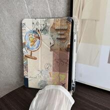 Travel 1 Piece Protective Tablet Case Folio Table Case With Pen Holder Compatible With IPad 10.9/10.2/ Air 5th Gen/Pro11/10th/9.7/Air 2/ (7th Gen)/ (8th Gen)/ Air 4/5/ Pro 11/ 10th Generation 10.9-Inch 2022 Smart Case/ Air 13(M3 2025)/ Air 11(M3 2025)/ Air 11(M3 2025)/ 11(A16 2025)/Compatible With Galaxy Tab S10+/S9/A9,Compatible With Xiaomi5/5PR/6/6PRO/7/7PRO - Multicolor - View 9