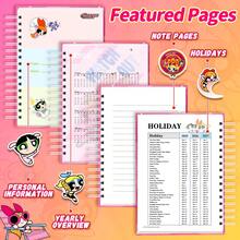 THE POWERPUFF GIRLS Powerpuff Girls-Themen Spiralhefte - Sortierte Designs mit Blossom, Bubbles und Buttercup, robuste Drahtbindung mit linierten und dekorativen Seiten, geeignet als Schulmaterial, Tagebücher, To-Do-Listen und Geschenke, toll für Fans aller Altersgruppen, um den klassischen Cartoon zu feiern, perfekt für Schule, Arbeit oder persönlichen Gebrauch, ein lustiges und nostalgisches Geschenk für Powerpuff Girls-Fans, um ihrer Stationerie-Sammlung eine verspielten Touch zu verleihen - Verschiedenfarbig - Übersicht 9