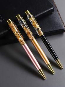 36 buah Pulpen Logam Netral Berukir Kustom, Pulpen Tinta Hitam Aneka Warna untuk Perlengkapan Sekolah dan Kantor, Hadiah Bisnis untuk Pelajar - MultiWarna - View 10