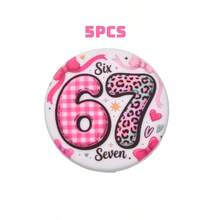 5 hạt silicon in hình số 67 màu hồng, họa tiết meme lan truyền về lễ tốt nghiệp, hình bút chì/hình vẽ graffiti cá nhân hóa số 67, tự do sáng tạo làm vòng tay, vòng cổ, phụ kiện túi xách và các dự án thủ công khác. - Nhiều màu - Xem 10