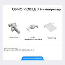 dji The Osmo Mobile 7 Is A Lightweight And Fast Smartphone Stabilizer With Intelligent Tracking, A Selfie Stick, Portability, Long Battery Life, And Is A Must-Have For Live Streaming And Vlog Shooting. It Features Intelligent Image Stabilization, Is Foldable, And Has A Built-In Tripod. - White - View 8