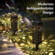 Solar Retro LED Garden Light, Outdoor Landscape Lighting Decorative Light With Light Control Sensor, 500mah,Suitable For Outdoor Lawn Decoration, Garden, Party, Backyard, Stairs, Path Festival Atmosphere. - 10件 - 查看 5