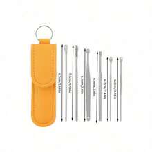 6pcs Ear Wax Removal Tool Kit, Including Spoon-Shaped Cleaner And 360-Degree Spiral Rotating Ear Pick, With Portable Storage Case, Essential Gift For Women To Clean Earwax While Traveling - Nhiều màu - Xem 10