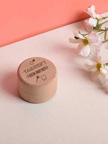 Personalized Tooth Fairy Box - Keepsake Tooth Collector Box With Name/Date - Baptism, Birthday And Party Gift Tooth Holder (Customizable Name Label And Angel Design), Functional, Decorative, Lettered, Fashionable, Modern, Colorful, Cute, Casual, Customized, Personalized, Unique, Son, Daughter, Back To School - Multicolor - View 3