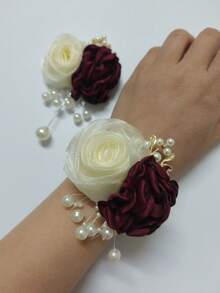 722 Màu đỏ tía + màu be