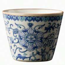 The Ruyao Enzhi Lotus Master's Cup And Guest's Cup Are Ceramic Tea-Tasting Cups, Which Are Luxurious And High-End Home Tea-Drinking Cups Suitable For Single Use, Including Tea Bowls And Tea Cups - Multicolor - View 1