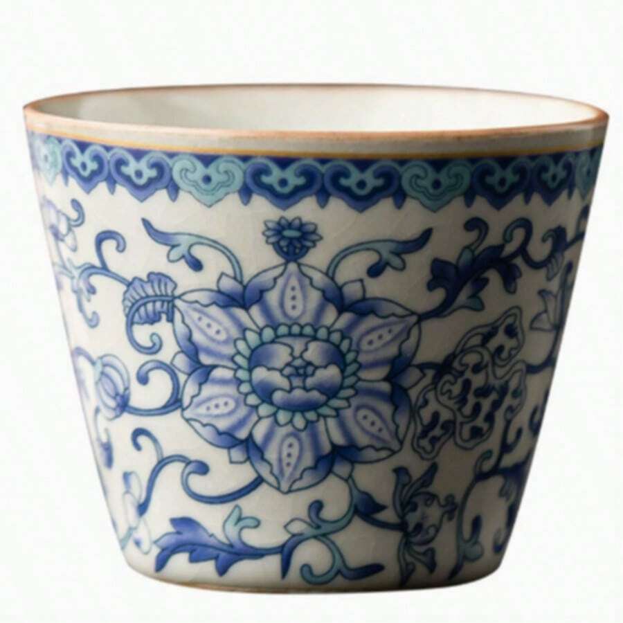 The Ruyao Enzhi Lotus Master's Cup And Guest's Cup Are Ceramic Tea-Tasting Cups, Which Are Luxurious And High-End Home Tea-Drinking Cups Suitable For Single Use, Including Tea Bowls And Tea Cups - Multicolor - View 1