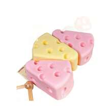 Cheese Squeeze - Slow Rebound - Realistic Cheese - Squeeze Toy - Bread Squeeze - Stress Relief Toy - Soft Squeeze - Stress Relief Tool - Birthday Gift - Perfect Gift - Gift - Collection Display - Multicolor - View 8