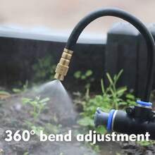 Free Bending Universal Sprinkler Set, Equipped With 8mm Hose Courtyard Sprinkler Cooling System, 7.87 Inch Hose With 360 Degree Adjustable Brass Nozzle, Suitable For Vegetable, Lawn And Garden Irrigation Systems - Universal Set - View 8