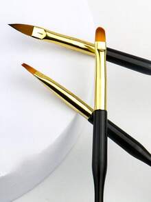 Bộ cọ vẽ móng nghệ thuật - Bộ 3 cọ vẽ móng acrylic hai đầu chuyên nghiệp, cọ kẻ viền, cọ vẽ chi tiết, cọ vẽ thiết kế, cọ đắp gel, dụng cụ vẽ móng 3D. - Nhiều màu - Xem 2