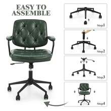 Home Office Chairs - Green - View 5