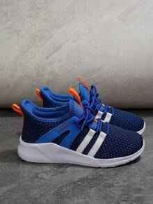 GLAMSTRIDE Boys Girls Athletic Sneakers For Kid,Lightweight Breathable Lace Up Running Tennis Shoes For Toddler Little Kid Big Kid - 藍色 - 查看 9