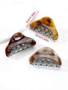 1 chiếc kẹp tóc càng cua lớn màu đỏ bằng nhựa acetate, phụ kiện tạo kiểu tóc thời trang phù hợp cho sử dụng hàng ngày, phụ kiện tóc mùa hè, kẹp tóc đi biển. - Nhiều màu - Xem 3