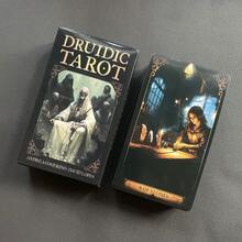 德鲁伊塔罗牌78张英文版，威卡塔罗牌，适用于休闲、桌面游戏、聚会、节日、礼品 - Druidic Tarot - 查看 7