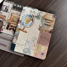 Travel 1 Piece Protective Tablet Case Folio Table Case With Pen Holder Compatible With IPad 10.9/10.2/ Air 5th Gen/Pro11/10th/9.7/Air 2/ (7th Gen)/ (8th Gen)/ Air 4/5/ Pro 11/ 10th Generation 10.9-Inch 2022 Smart Case/ Air 13(M3 2025)/ Air 11(M3 2025)/ Air 11(M3 2025)/ 11(A16 2025)/Compatible With Galaxy Tab S10+/S9/A9,Compatible With Xiaomi5/5PR/6/6PRO/7/7PRO - Multicolor - View 6