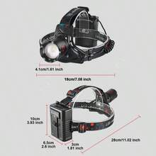 200000流明 30瓦 最强头灯 超亮LED头灯 远射程1公里 可充电18650露营头灯 - 星星 - 查看 12