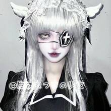 二次元（にじげん） アイマスク つぼみ系 サブカルチャー アニメコス - ブラック - チェックする 7
