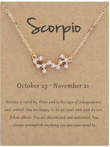 Constellation Symbol Pendant Necklace - Yellow Gold - View 9