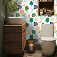 Miếng dán tường mosaic tự dính, chống thấm nước, chống ẩm, chịu nhiệt, dễ bóc và dán, dùng trang trí nhà cửa, phòng tắm, nhà bếp, phòng khách, phòng ngủ, tủ bếp, quầy, nhà cửa. - Hình dạng quả - Xem 8