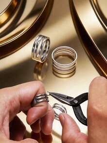 1pc Open Jump Rings, Convenient Split Rings Suitable For Jewelry Making, Bracelets, Necklaces - Multicolor - View 8