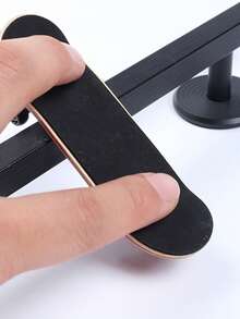 25mm Black Square Aluminum Alloy Professional Fingerboard Slide Rail, Essential For Advanced Fingerboard Tricks - Black - View 5