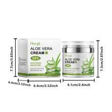 Hoygi Aloe Vera Moisturizing Face Cream - Soothing Moisturizer For Dry Skin. Gently Hydrates, Moisturizes, And Brightens For A Radiant, Soft Complexion. Ideal For Daily Use. Portable And A Great Birthday Gift For Girls. - Lô hội - Xem 2