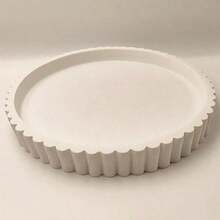 1pc Classic Round Marble Powder Resin Decorative Tray, Fashionable Theme Accent Tray For Coffee Tables, Storage Racks And Console Decor, Perfect For Indoor And Outdoor Decoration, Kitchen Decorative Bowl, Home Decor Tray, Fruit Bowl Birthday Gifts Graduation - Multicolor - View 5