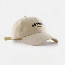 1PC Women's Spring/Summer Unisex Baseball Cap, Sun Protection Hat With Letter Design, Adjustable Outdoor Sports Hat,Beach,Vacation - A - View 14