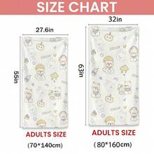 1pc Cute Soft Pet Bath Towel,Super Soft And Absorbent, Cool Summer Towel, Suitable For Holiday Birthday Gifts, Home And Travel - 彩色 - 查看 6