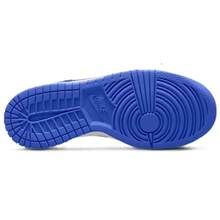 Big Kid's Nike Dunk Low White/Game Royal-Dutch Blue (FB9109 130) - 藍色 - 查看 5