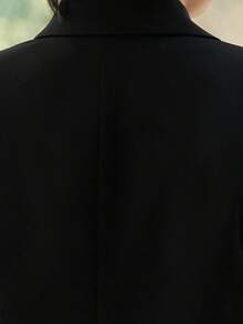 男童休闲西装套装（2件套，含外套和裤子），春夏款 - 黑色 - 查看 9