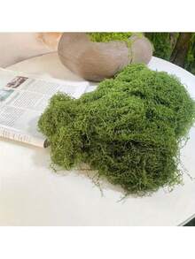 1pc 20g/50g/100g/200g/500g Artificial Moss, Suitable For Home Decor, Fake Moss Micro Landscape Arrangement, Lawn, Potted Plants - Multicolor - View 7