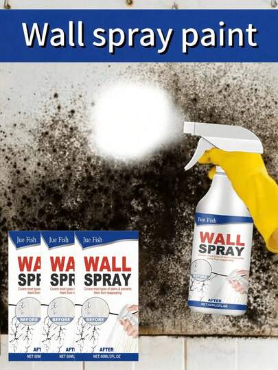 Este kit de eliminación y reparación de moho es muy adecuado para reparar paredes dañadas, descascarillado a gran escala, grietas y huecos. Este spray de eliminación de moho multifuncional también es adecuado para limpiar azulejos, paredes y techos del baño. Este es un gran regalo para familiares y amigos (los productos nuevos y usados se envían por separado).