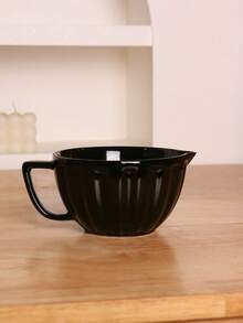 1 tô trộn bột 240ml, tô trộn bằng gốm, tô đánh kem, tô trộn bột, tô nướng, có vòi rót, tô trộn chống trượt kẻ sọc dọc, có vòi rót, có tay cầm, tô đánh kem bằng gốm, tô nướng gia đình có vòi nhọn, tô hứng nước nhỏ giọt - Nhiều màu - Xem 13