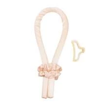 Bộ 4 dụng cụ uốn tóc không dùng nhiệt, dụng cụ uốn tóc bằng ruy băng lụa dành cho nữ, dùng để uốn tóc qua đêm, bộ dụng cụ tạo kiểu tóc kèm kẹp tóc và băng đô, tự tạo kiểu tóc gợn sóng mà không cần dùng nhiệt. - Nhiều màu - Xem 7