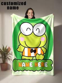 SANRIO Customizable Cartoon Pattern Blanket, 280g Super Soft Custom Heat Transfer Blanket, Ideal Gift For Friends And Girlfriends - Multicolor - View 13