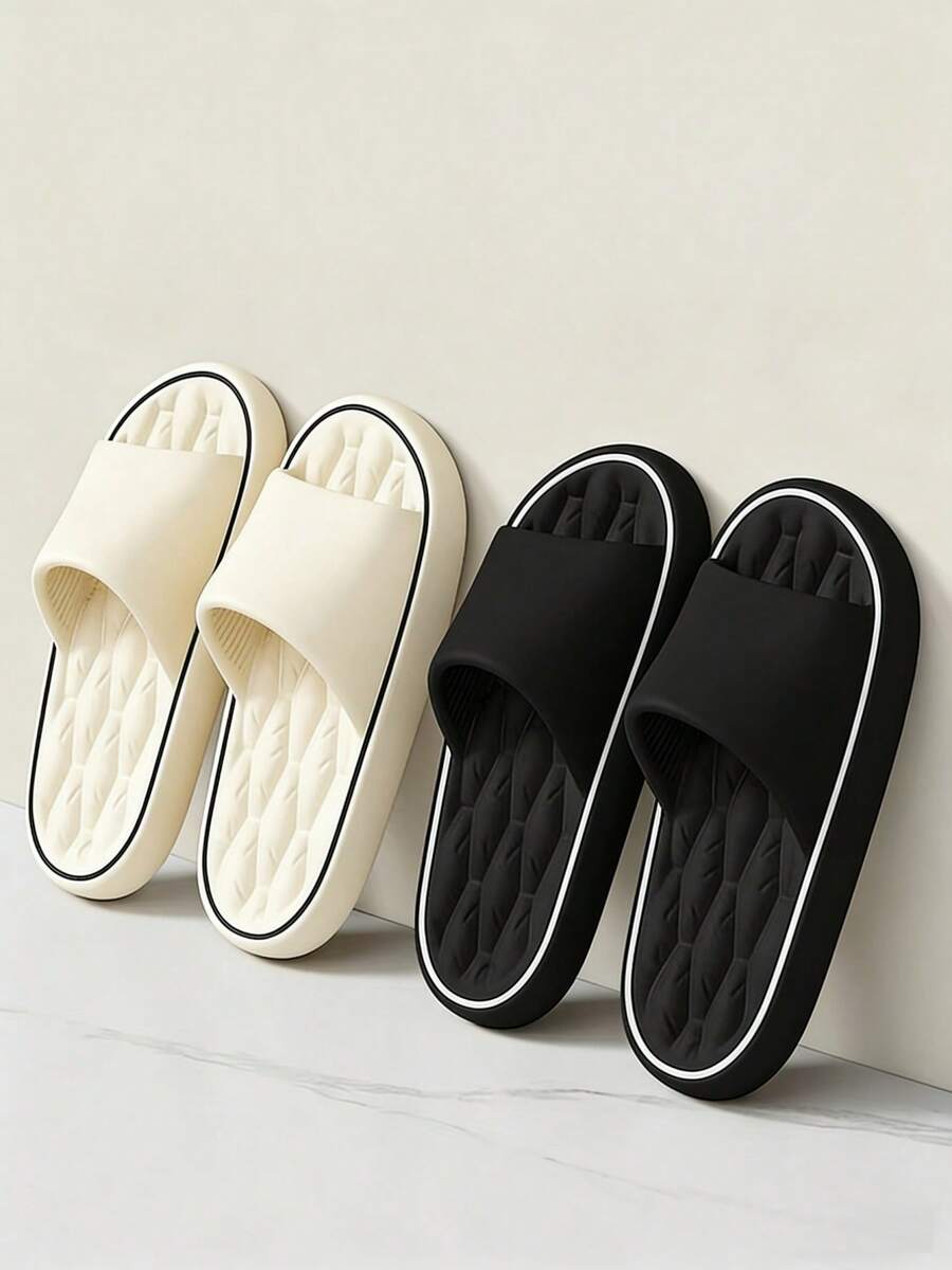 Soft And Elastic Comfortable Sandals, Look Good Both At Home And When Going Out - Black 6 - View 1