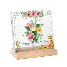 2D Flat, 1pc Exquisite Heart-Shaped Decorative Plaque - Beautiful Floral Desktop Decor - Perfect Gift For Mom To Daughter, Suitable For Graduation, Birthday, Wedding, Christmas And Other Occasions, Multi-Pack Party Favors - A - View 15