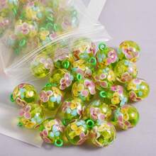 1pc/4pcs Cute & Fashionable Glass Vegetable & Fruit 3D Pendant Charms, Strawberry, Pineapple, Grape, Suitable For Necklace, Earrings, DIY Jewelry Making - Picture - View 23