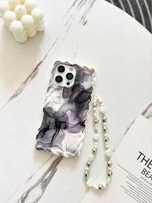 Braided Glossy Painted Anti-Drop Phone Case With Chain, Compatible With IPhone 14, 14 Pro, 14 Pro Max, 13, 13 Pro, 13 Pro Max, 11, 11 Pro Max, 12, 12 Pro, 12 Pro Max, XR, XS, 15, 15 Pro, 15 Pro Max, 16, 16 Pro, 16 Pro Max, 17, 17 Pro, 17 Air, 17 Pro Max, Premium Anti-Drop Phone Case - Multicolor - View 2