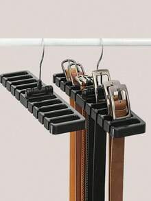 This Multifunctional Belt Organizer, Belt Hanger And Bag Hanger Can Store Ties, Scarves And Other Accessories. It Is Suitable For Gender Reveal Parties, Birthdays, Weddings, Gatherings, Bathroom Storage Hooks And Closet Organization. It Is The Perfect Gift For Colleagues, Friends And Family, And An Ideal Choice For The Back-To-School Season. - Black - View 11