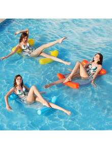 Inflatable Floating Chair/Lounger, Foldable Inflatable Pool Chair For Summer, Suitable For Spa Centers, Swimming Pools, Beach Parties, Vacation, Multi-Functional Pool Party Summer Outdoor Water Entertainment Floating Chair, Portable Floating Chair Bed, Ideal For Travel, Summer Birthday Gifts, Party Gifts, Student Gifts - Floating Chair - View 3
