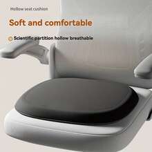 1pc Memory Foam Seat Cushion - Lasting 10-Hour Support, Slow Rebound Anti-Sinking Design - Suitable For Long-Time Driving, Office Chairs And Prolonged Sitting. Newly Upgraded Version, Essential For Office Use - A - View 3