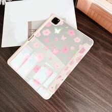 适用于 iPad 10.9/10.2/Air 第五代/Pro 11/第十代/9.7/Air 2/（第七代）/（第八代）/Air 4/5/Pro 11/第十代 10.9 英寸 2022 款智能保护套/Air 13(M3 2025)/Air 11(M3 2025)/Air 11(M3 2025)/11(A16 2025) 的单件式翻盖平板电脑保护套，带笔槽，兼容 iPad 10.9/10.2/Air 5/6/6 Pro/7/7 Pro/Galaxy Tab S10+/S9/A9，具备自动休眠/唤醒功能，时尚的平板电脑配件。 - 彩色 - 查看 3