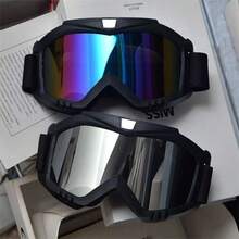 1 Pair Adult Off-Road Motorcycle Goggles, Outdoor Riding Protective Eyewear, Skiing Goggles, Snowmobile Goggles - Multicolor - View 4