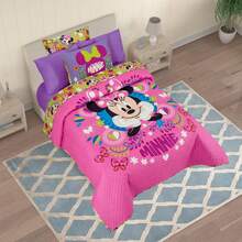 PROVIDENCIA Disney Minnie Pink Double Quilt - Pink - View 3