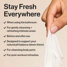 Hypoallergenic Flushable Wipes For Sensitive Skin Gilded Wings 42 Count - Förgyllda vingar - Visa 5