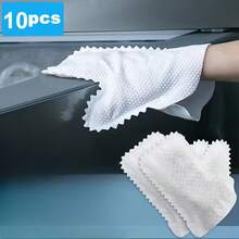 10/30pcs Microfiber Cleaning Gloves - Multipurpose Wet & Dry Use, Easy Wipe Gloves, Convenient Dusting, Suitable For Kitchen, Living Room, Bedroom, Car, Furniture And Window Cleaning - White - View 9
